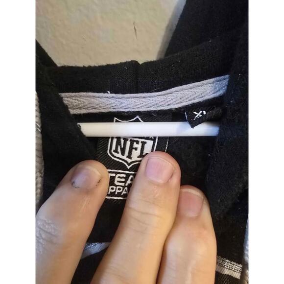 NFL Raiders Hoodie Men's Size XL - Picture 3 of 4